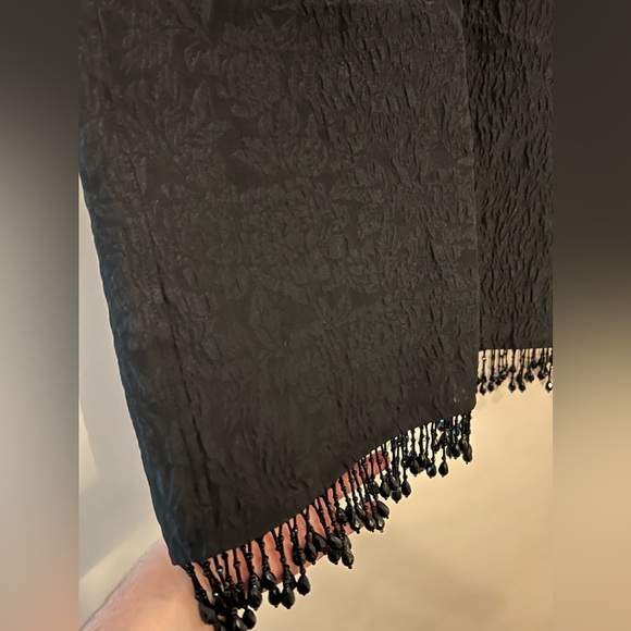 GANNI Bead-Embellished Jacquard Recycled Polyester-Blend Midi Skirt - Picture 10 of 14